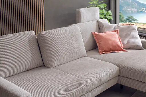 Cord Longchair-Kombination Barolo